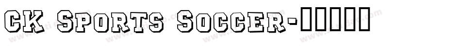 CK Sports Soccer字体转换